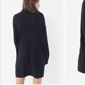 uo jill turtleneck sweater mini dress